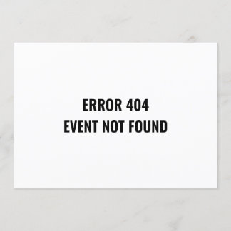 Change of Date Postponed Funny Cancelled Event Invitation