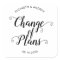 Change of Plan Date Postponed Wedding Announcement