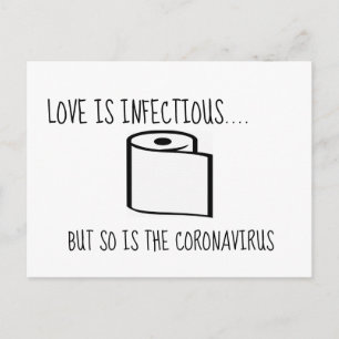 Change of plans postponed or cancelled wedding postcard