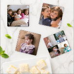 Change photos to make your own personalized photo coaster set<br><div class="desc">Change photos to make your own personalized photo coaster set. Choose square photos for best results. Instagram photos are perfect. Just make sure that the each photo has a bit of space around the main person or object so as not that person or object to be cut.</div>