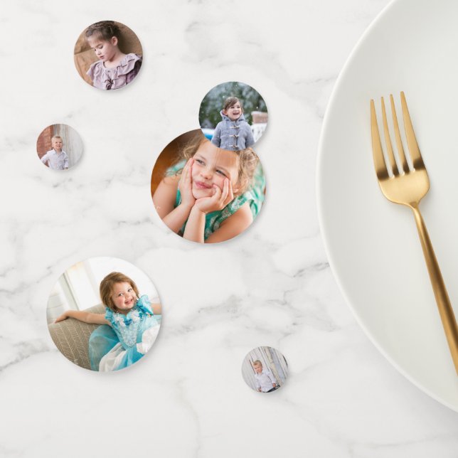 Change photos to make your own personalized photo  confetti (Group)