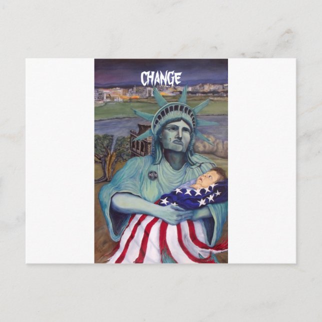 CHANGE POSTCARD (Front)