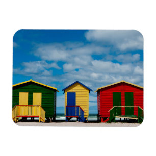 Change Rooms. Muizenberg Beach, Cape Town Magnet