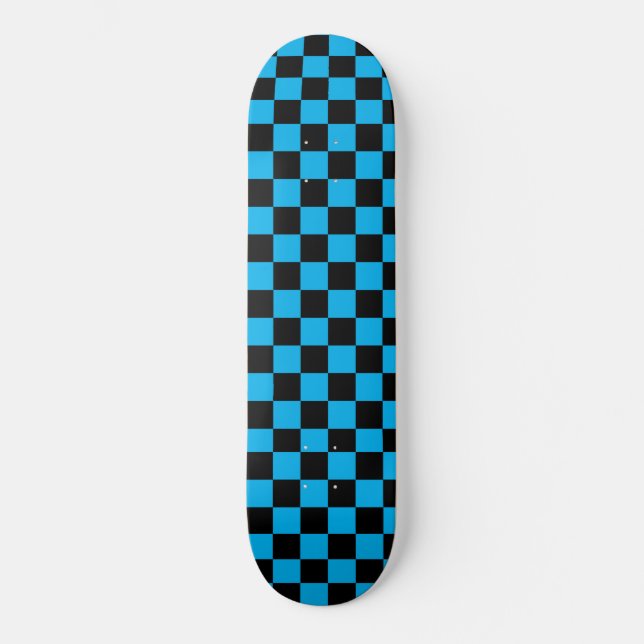 Change Square Color - Classic Checkerboard Pattern Skateboard (Front)