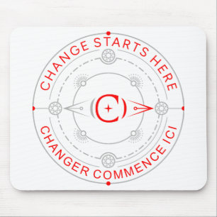 Change Starts Here Mouse Pad