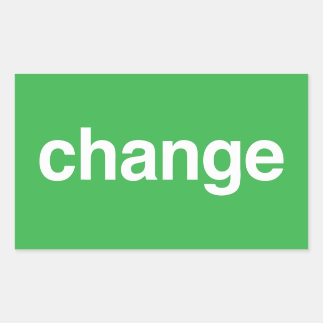 Change Sticker (Front)
