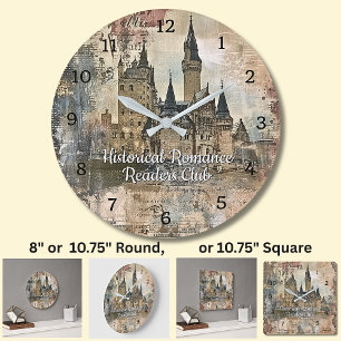Change Text - Historical Romance Readers Club Large Clock