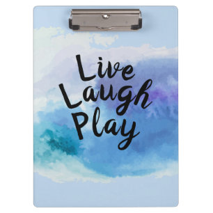 Change Text Live Laugh Play Inspire Motivate Quote Clipboard