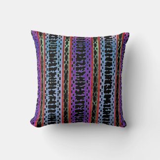Change the Colour 1960's Wallpaper Throw Pillow