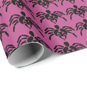 Change the Colour Spider in Purple Wrapping Paper