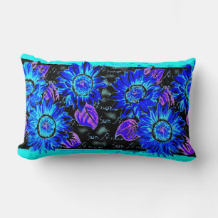 Change the Colour Wacky Sunflowers Lumbar Pillow
