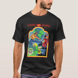 Change the Ending Sarcastic Retro Vintage Funny Ad T-Shirt
