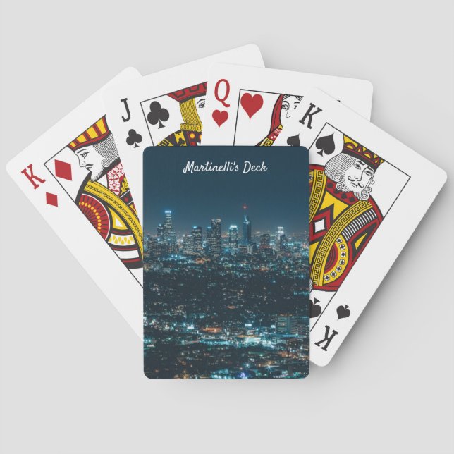 Change the Name Only Nightlife Poker Cards (Back)