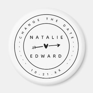 Change the plan wedding cancellation postponement magnet