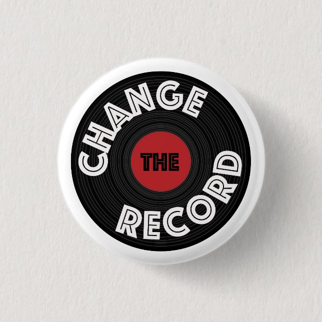 Change the Record 1 Inch Round Button (Front)