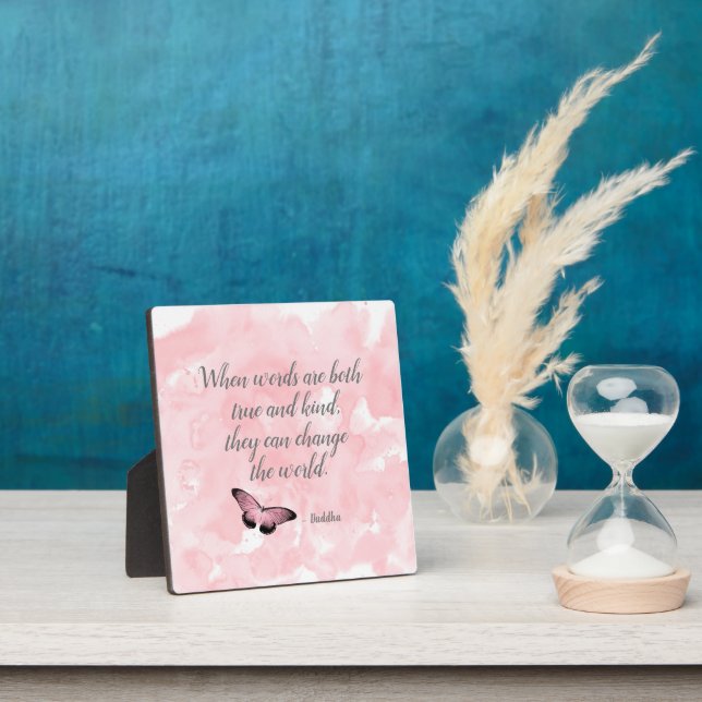 Change the World Buddha Quote Plaque (Insitu)