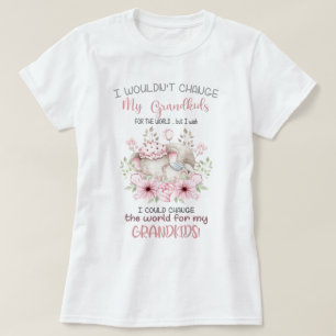 Change the World for My Grandkids Elephants T-Shirt