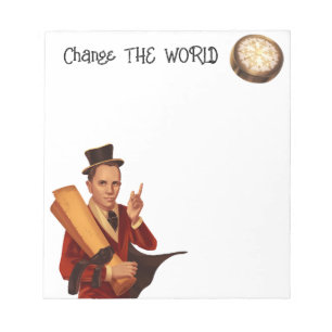 Change the World Steampunk Bloc-notes