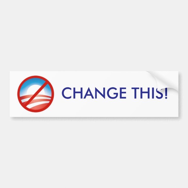 Change This! Bumper Sticker (Front)