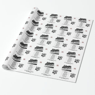Change trains at wayne junction     wrapping paper