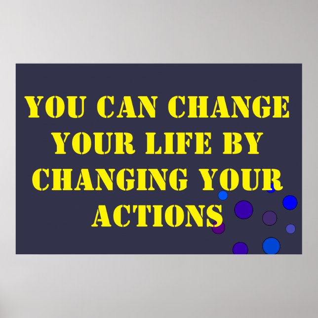 Change Your Life Poster (Front)