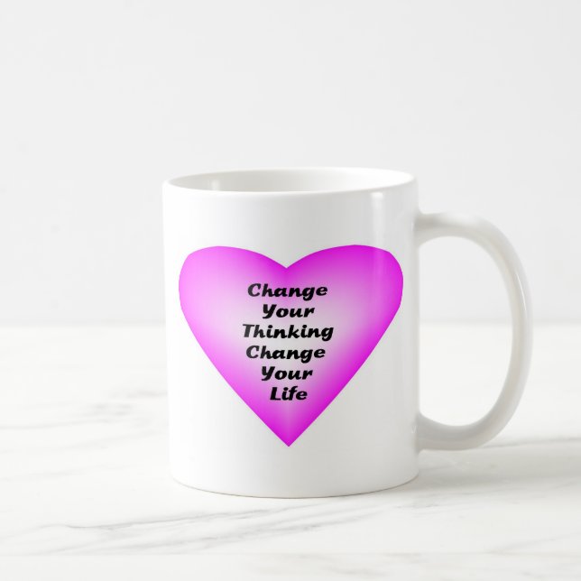 Change Your Thinking Change Your Life Coffee Mug (Right)