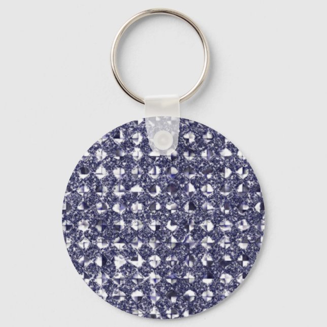 Changeable Hint of Colour Sequin Effect Key Chain (Front)