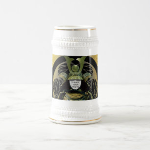 Changeable Your Photo, Samurai Helmet Beer Stein