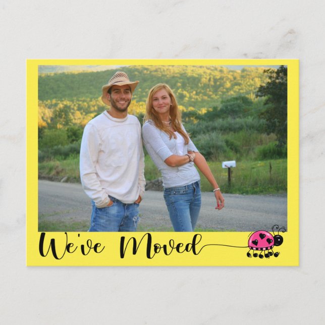 Changement d'adresse 2 Carte postale (Devant)
