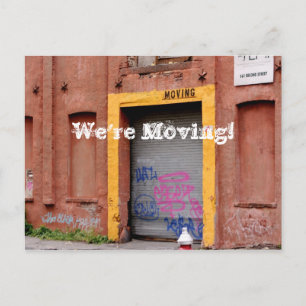 Changement d'adresse des cartes postales - nous