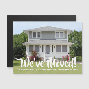 Changement d'adresse magnétique de photo la carte