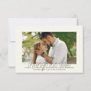 Changement de date Carte Faire-part photo