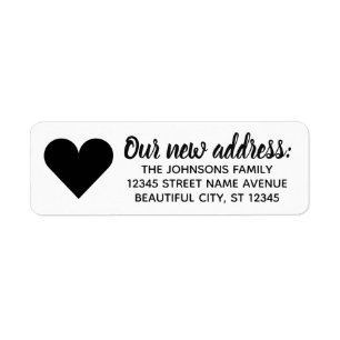 Changement minimal simple de nouvelle adresse