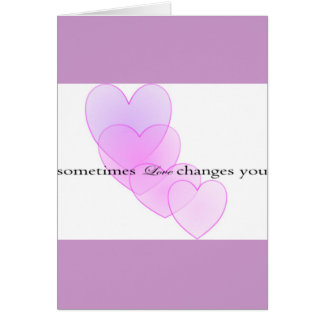 Changements de l'amour