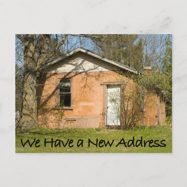 Changer d'adresse amusant Carte postale #31 (Devant)
