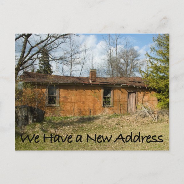 Changer d'adresse amusant Carte postale #32 (Devant)