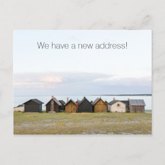 Changer d'adresse par carte postale - personnalise