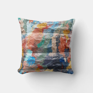 Changer la couleur du dos Coussin de graffitis Abs