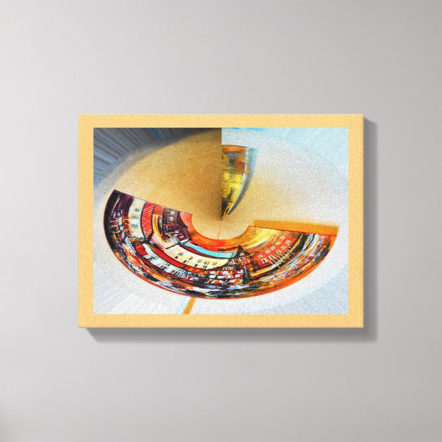 Changing city art canvas print (Front)