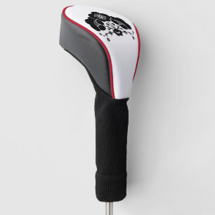 CHANGING FLOWER PLUM GOLF HEAD COVER