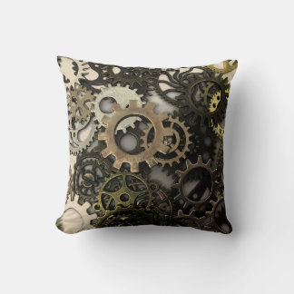 changing gears throw pillow