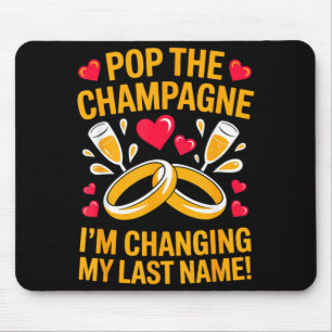 Changing Last Name Future Husbande Wife Husband Mouse Pad