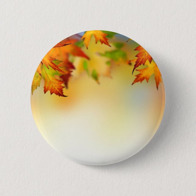 Changing Leaves 2 Inch Round Button (Front)