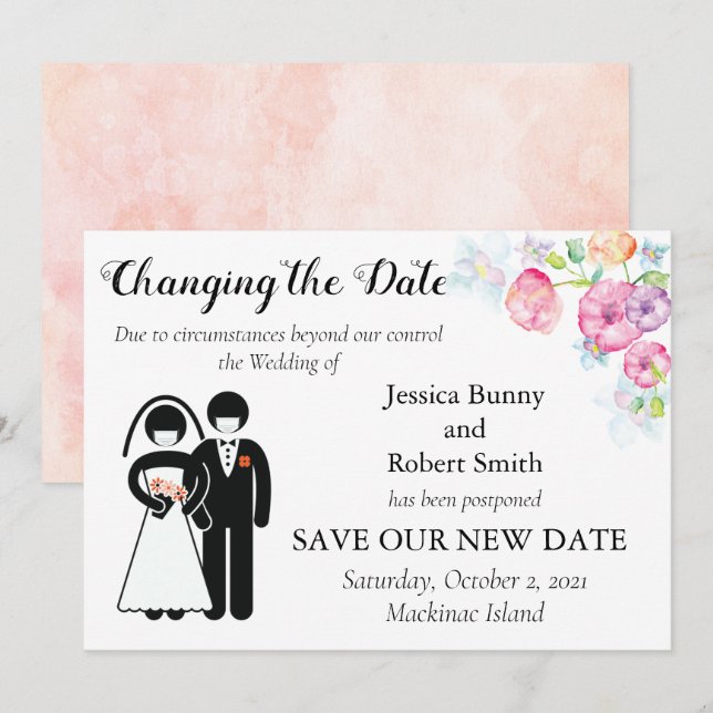 Changing the Date Card Announcement (Front/Back)