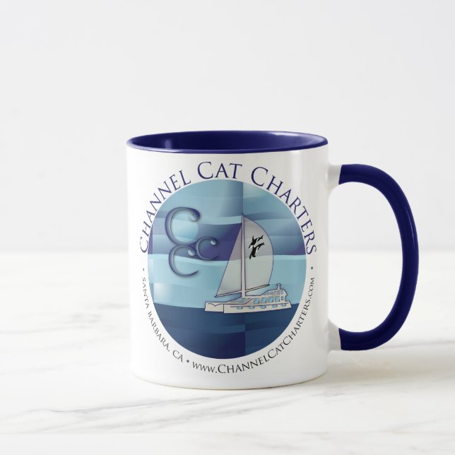 Channel Cat Mug (Right)