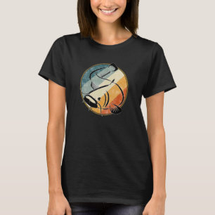 Channel Catfish Retro Fishing Artwork Catfishing T-Shirt