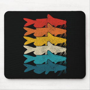 Channel Catfish Vintage Fish Catfish Fishing  Mouse Pad