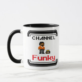 Channel Funky Pixel Art Mug