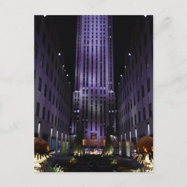 Channel Gardens Fifth Avenue New York City NYC Postcard (Front)