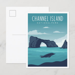 Channel Island National Park California Travel Postcard